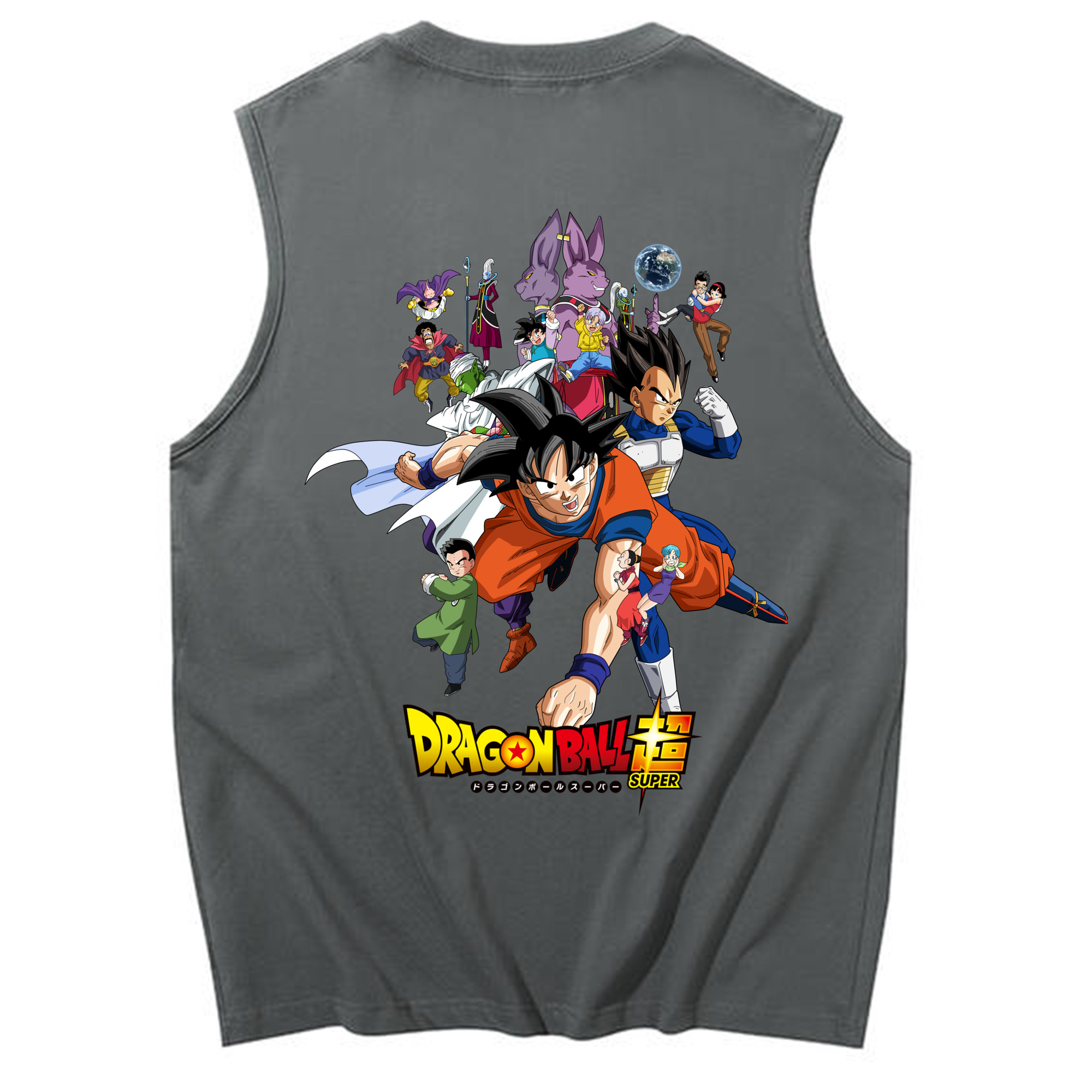 （画像用） ドラゴンボール DRAGON BALL コットン100％タンクトップ（背面プリント）